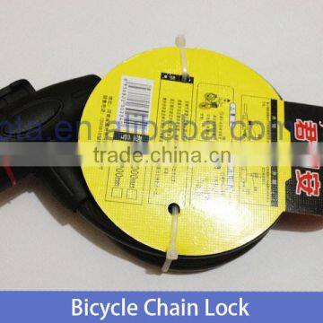 Anti-theft chain bicycle frame lock with motorcycle steel chain bike cable bike lock