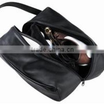 Fashion Waterproof Leather Shoes Bag/Golf Shoe Bag