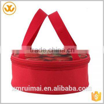 Wholesale cheap 600d oxford red tote wholesale thermal insulated cooler bags