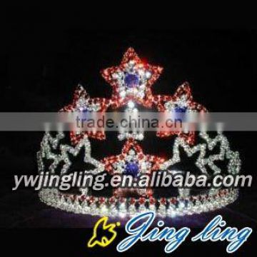 royal large tiara star pageant crowns