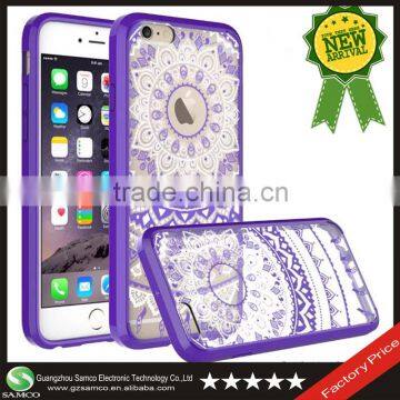 Samco for iPhone 6/6S Flower Pastel Colors for Cell Phone Cases, Custom Printed Flower Phone Case Mobile