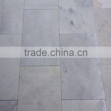 30 x Free Lenght Sandblasted Turkish White Marble Tiles photo-6