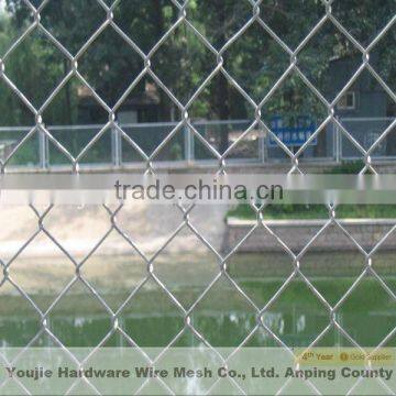 galvanized/pvc coated chain link mesh fencing