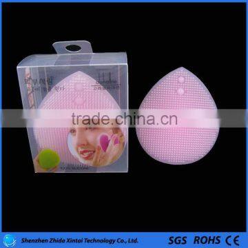 natural massage silicone facial cleansing brush for daily use