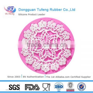 Dongguan decorative hot sale fondant silicone mold