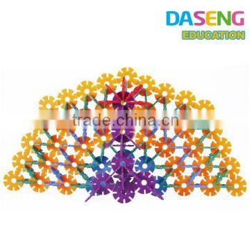 400 Pcs Kids Education Plastic Diy Snowflake Toy Bricks Construction Blocks Toy photo-3