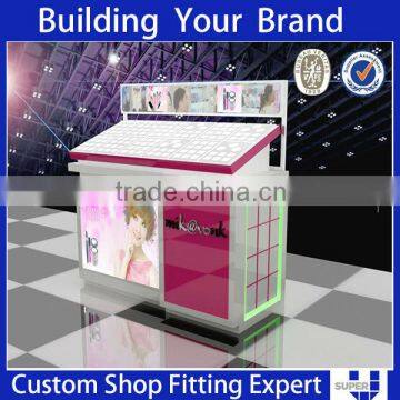 High End Customized Cosmetic Shop Counter Design photo-4
