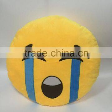 HI cheap kids decorative plush emoji pillow stuffed toys