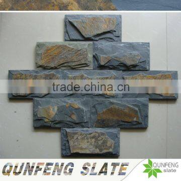 cheap and natural Chinese multicolor walll mushroom stone slate tile