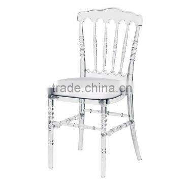 HS-2117 Wholesale Chivari Design Transparent Aluminum Tiffany Wedding Chiavari Chairs photo-2