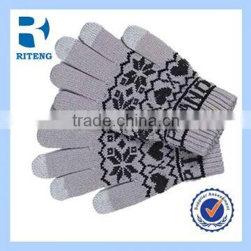 striped touch screen glove smart phones touch gloves touch glove for phone