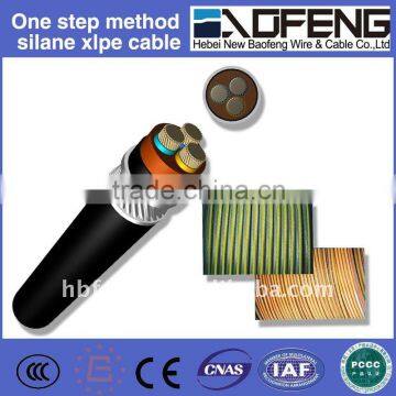 XLPE CABLE/copper conductor cable/One Step Method Silane XLPE Cable