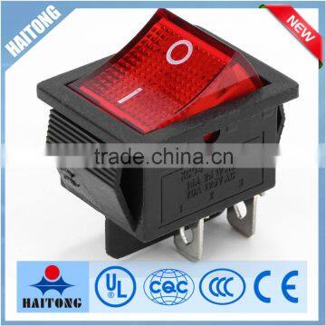 hot selling 16a rocker switch 250v rocker switch t85 with red lamp