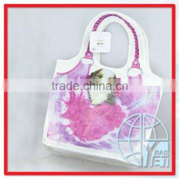 fashion PP woven shopping Handbag