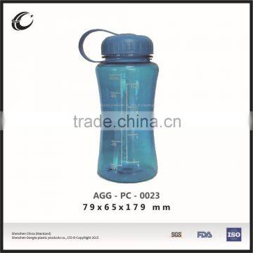 PP PC PS drinkware plastic bottle wholesale logo printing 500ml plastic bottle for drinking plastic water bottle screw cap