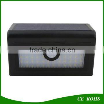 Battery Replace LED Wall Light Solar Wall Mounted Garden Lamp SMD 50 LED IP65 PIR Sensor Street Light