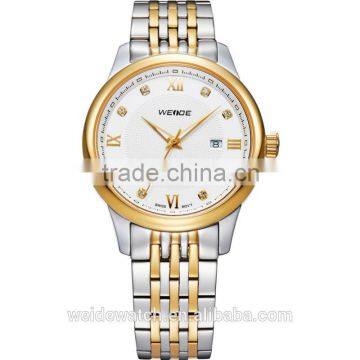 Promontional stainless steel swiss army watch cheap Men's Silver Chain Watch