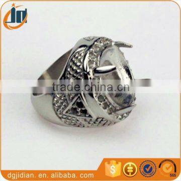 wholesale price hot sale in Indonesia stainless steel men gemstone titanium rings