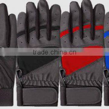 Baseball Batting gloves Red, Blue & Black colour