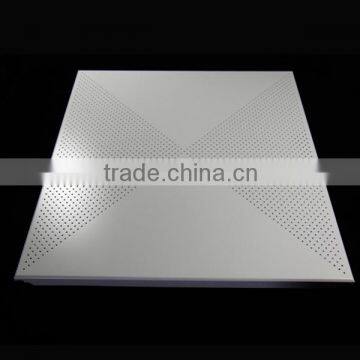 clip-in square aluminium suspended sheet,decorative false ceiling panel perforated