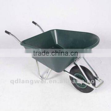 5 cu. ft. galvanised frame and poly tray wheelbarrow