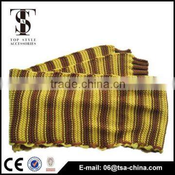 Bicolor 100% Acrylic Knitted Scarf & Hat Sets photo-5