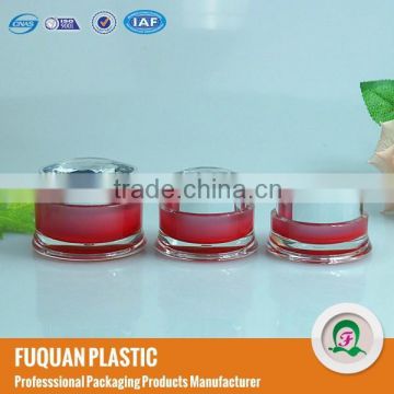 Skin care cream use and plastic body material diamond jar