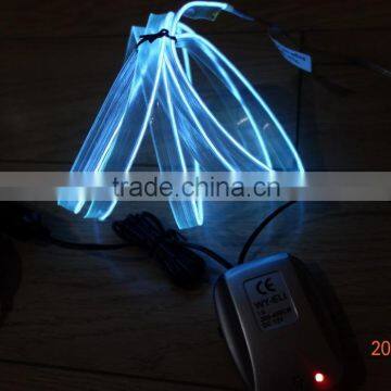 DC12V Sound-control Car Seat Lighting Decoration"Polar Light 2"2.2mm Lime Single Welt EL WIRE photo-3