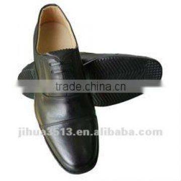 men Black genuine leather shoes