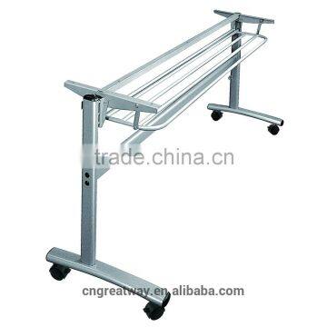 Folding dining table mechanism desks for training room suit for 1400*400/450 table top QM-03