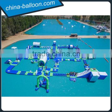 Water Park Slide Tubes Inflatable Water Obstacle Course For Kids/Adults In Amusement Park