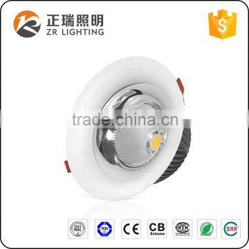 New Design Die Casting Aluminum Lamp Body Recessed 7W 12W 20W 35W 50W Round COB LED Downlight