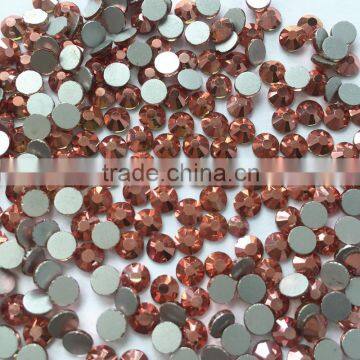 factory good price ss20 new color tone rose gold no hotfix glass rhinestone