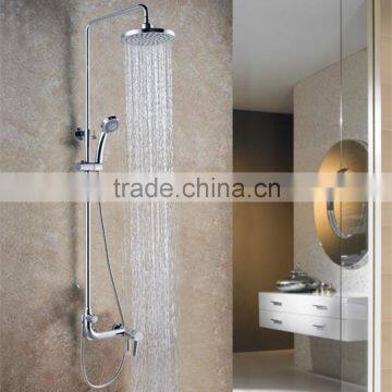 Modern Rainfall Round Brass Exposed Shower