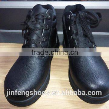 hot sale industrial middle cut cheap workman's steel toe and midsole PU/rubber outsole safety shoes/boots