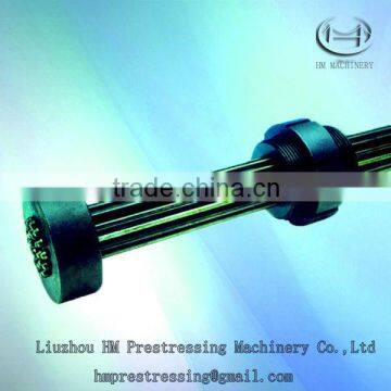 prestressed wire suspender anchorage for upset head anchorage system