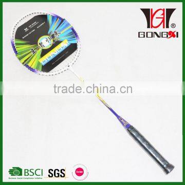 GX-6009 PURPLE hot sale aluminium&steel badminton racquet/new design badminton racket with good badminton racket grip