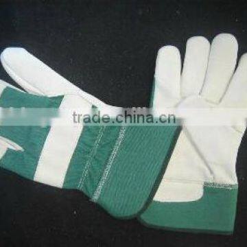 Good quality cow grain leather full palm leather working glove-3101