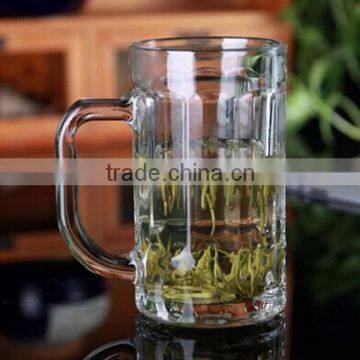 Factory Direct Sale Wholesale Making Tea Glassware 360ml Beer Mug With Handle