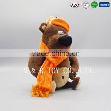 New Product Lovely and Cute Stuffed Bear Baby Toys with Hat