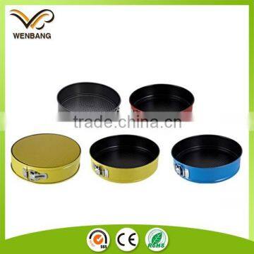 carbon steel non-stick leakproof springform cake mould