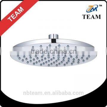 TM-3004 Ningbo 100% ABS plastic chrome square 8inch top over rainfall bathroom design rain shower head