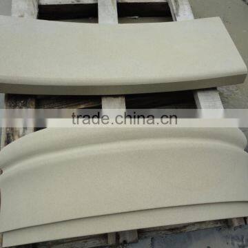 Personal Villa Outside Wall Use Custon Make Natural Sandstone Columns photo-5