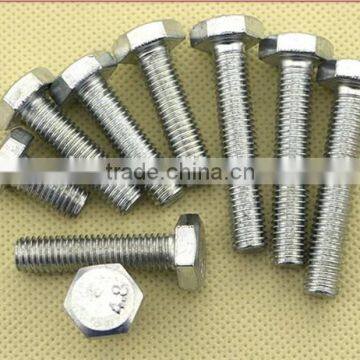 manufacture and supply hex head bolt with full thread