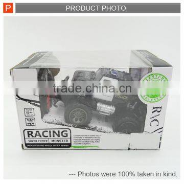 Kid rc Toy Remote Control Monster Police Truck Car photo-6