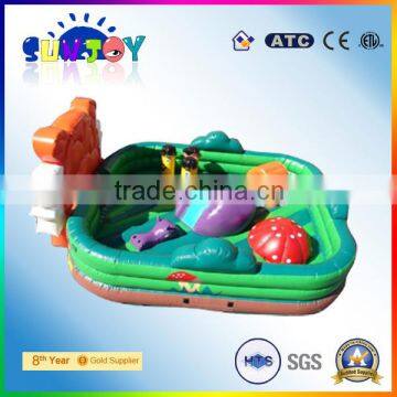 2015 Sunjoy New design hot sale bouncy castle inflatable fun city