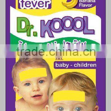 Dr.Koool cooling gel sheet - CHINA