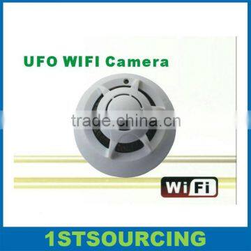 New UFO Wifi Smoke Detector Camera with P2P Function