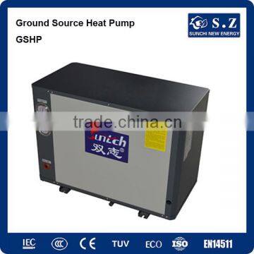 -25C area winter radiator house heating 10kw/15kw/20kw/25kw brine water source best geothermal heat pump installation cost