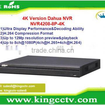 Popular and Advanced Ultra Display H.264 Professional 4CH Dahua 4K NVR